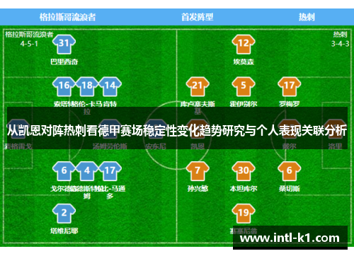 从凯恩对阵热刺看德甲赛场稳定性变化趋势研究与个人表现关联分析